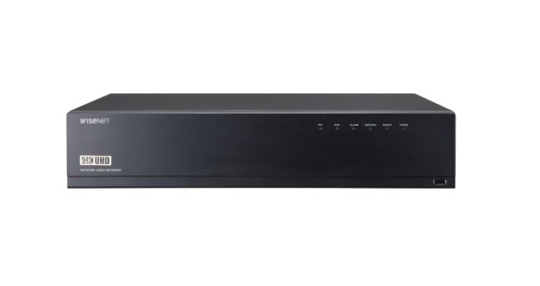 HANWHA XRN-1610SA-1TB 16CH 4K 180Mbps PoE+ NVR - 1TB HDD
