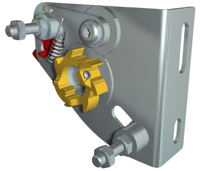 SOMMER 25651-L Spring safety device m50-67. left