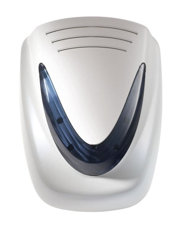 VENITEM 23.28.08 MURANO L pearl white/smoked siren EN50131-4