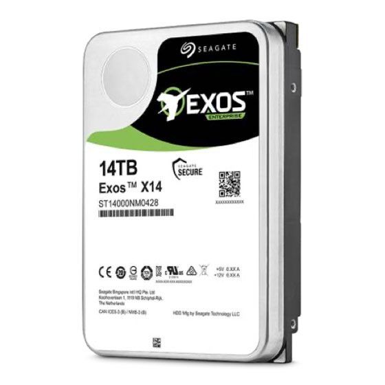 HANWHA HDD14TBSG-E Seagate EXOS Enterprise HDD 14TB (ST14000NM001G)Box