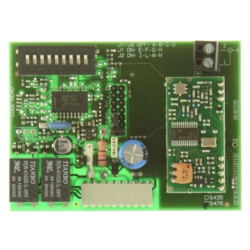 CARDIN RSS476200 Two-channel card receiver (12/24VAC-dc)