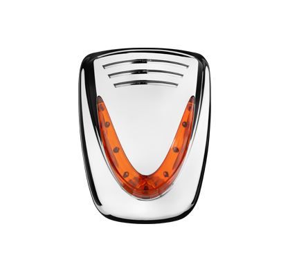 VENITEM 23.28.12 MURANO L chrome/orange siren EN50131-4