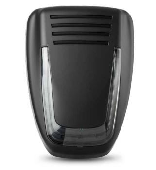 VENITEM 23.22.10 MOSE LS matt black/smoked EN50131-4 siren with double micro anti-shock anti-foam system against violent shocks