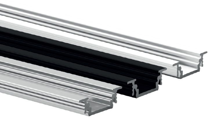 LEDCO PR200/3 PROFILO INCASSO 10 MM. 3MT. ANODIZZATO