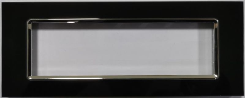 MAPAM 5006BL-2 Placca Vetro Joy 5006BL-2 6P Nero