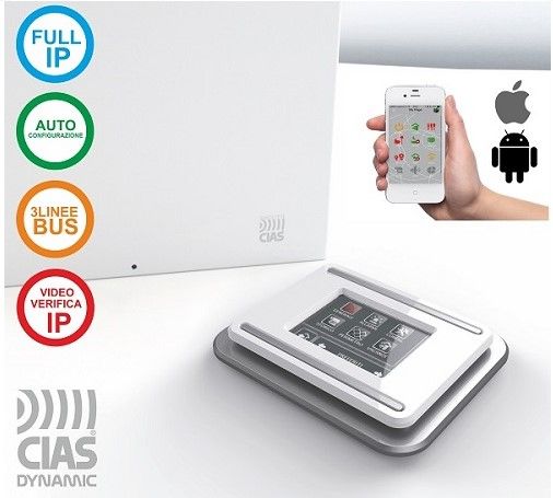 CIAS QUASAR-128 Control unit with 8 basic inputs and span