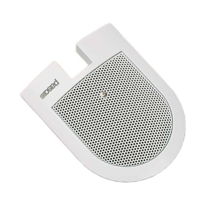 PASO MC102 Microfono di superficie ultrapiatto, emicardioide, bianco