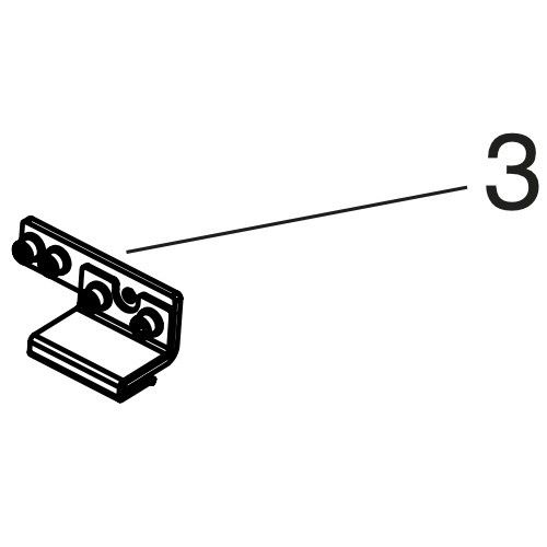 FAAC SPARE PARTS 63003514 BELT ATTACHMENT _TOOTHBRUSHES AS3000