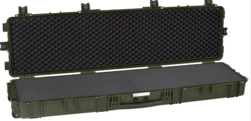 GT LINE 15416.G valigia lunga 154 cm, verde con spugna precubettat