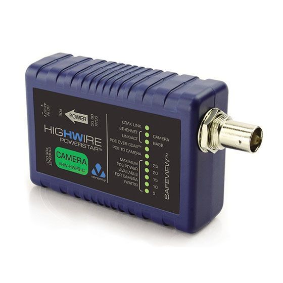 HANWHA VHW-HWPS-C Veracity Highwire Camera Unit- Ethernet and Power over coax