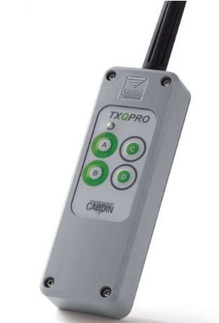 CARDIN TXQPRO508-4A S508 4-function transmitter (external antenna)