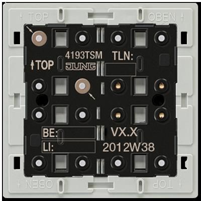 JUNG 4193TSM KNX push button sensor module with acc. Universal integrated bus - 3 channels