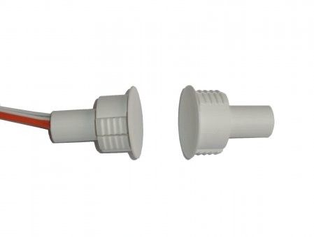 VIMO CINSD122I Inertial + recessed magnetic contact for metal frames. Cable output downwards