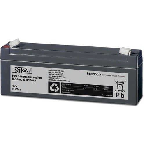 ARITECH ANTINTRUSIONE BS122NS Batteria 12 V - 2,3 Ah.