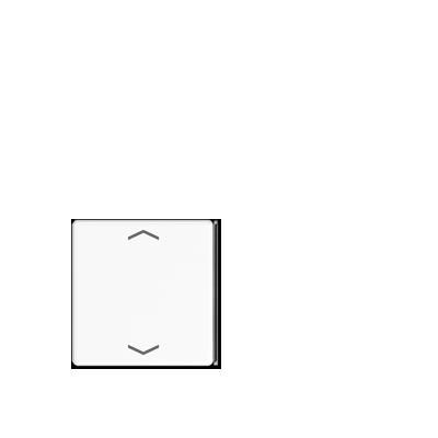 JUNG A404TSAPWW23 Key cover for sensor 4 c-channels. symbol mod. A500- t.2 and 3- alpine white