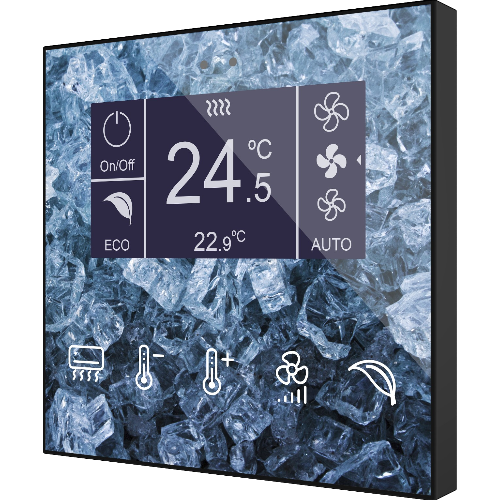 ZENNIO ZVIFDV2C360 Flat Display v2. Capacitive switch with display an