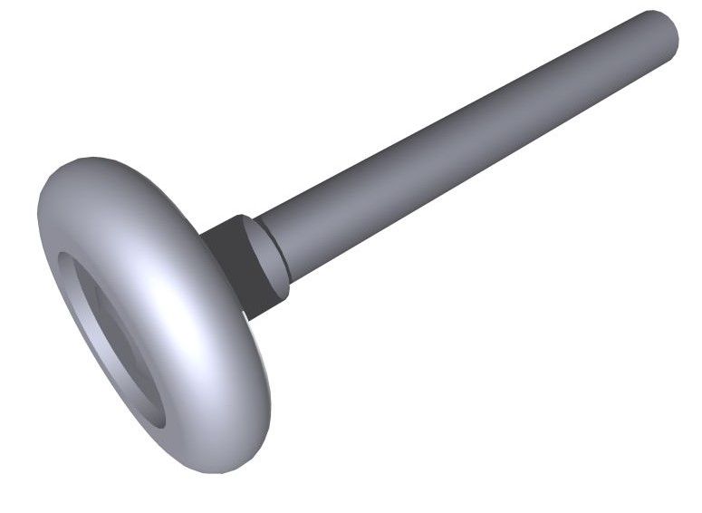 SOMMER 25251.1 2 inch stainless steel roller. 46/11/170 mm