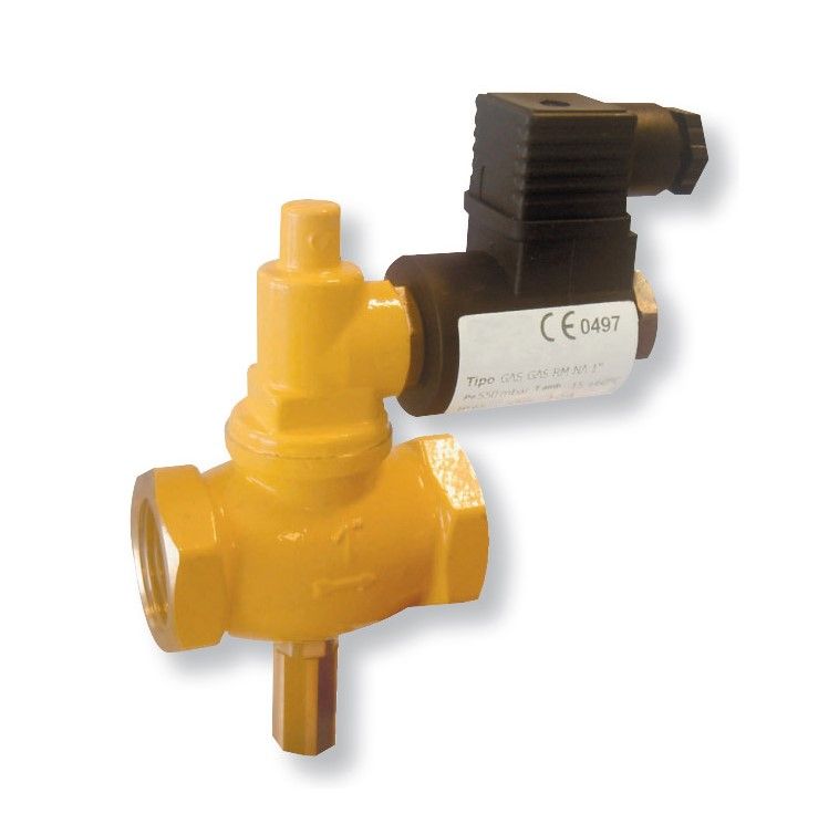 TECNOCONTROL VR929/12 Manual reset solenoid valve 12Vdc NA 1/2 inch 6 bar