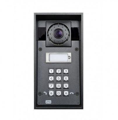 9151101CHKW 2N IP Force - 1 button &amp; HD camera &amp; keypad &amp; 10W 