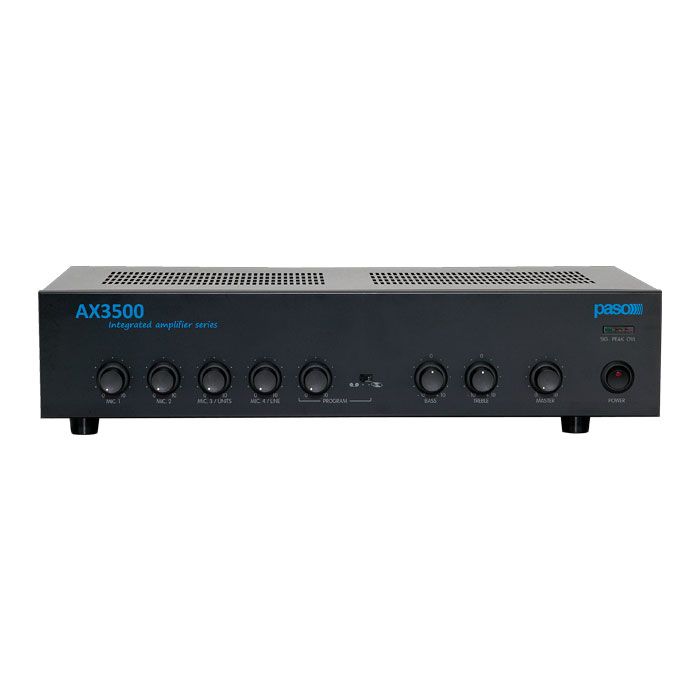PASO AX3512 120W amplifier mixer