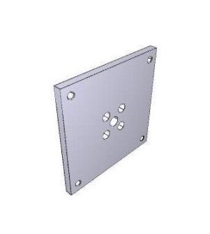 CAME SPARE PARTS 119RIG421 GEARMOTOR MOUNTING PLATE - G3000