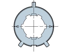 NICE 931.45.00 Round 50x2 wheel