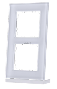 MDT BE-GTR2W.01 KNX double glass frame, white BE-GTR2W.01