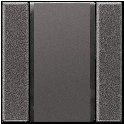 JUNG AL2071NABSAN Sensore a tasti 1 canale Standard- per accoppiatore bus KNX 2070U e radiotrasmettitore 40FW- Modelli in metallo- antracite