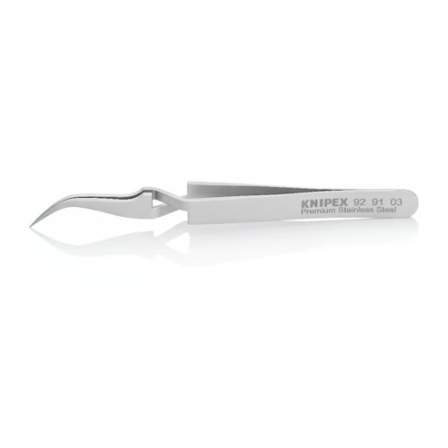 KNIPEX 92 91 03 Pinzetta punte incroc di preci acc inox