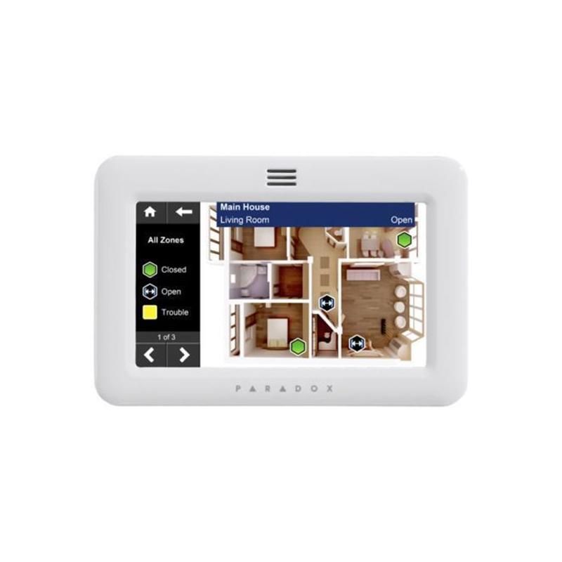 PARADOX PXDTM50W PXDTM50W Touchscreen Keyboard - Sleek design and