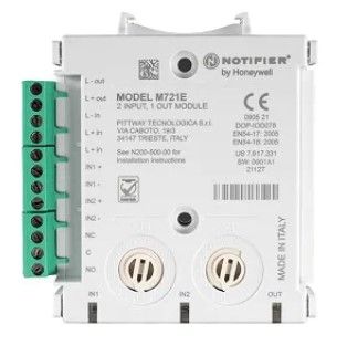 NOTIFIER M721E MODULE 2 INPUTS 1 OUTPUT