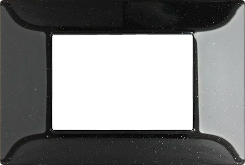 MAPAM 6003-19 Gem 6003-19 3P Black Glitter Technopolymer Plate