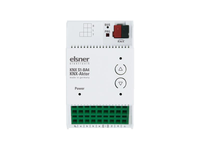 ELSNER 70514 KNX S1-BA4 KNX Actuator- 1 OUT Multifunctional- 4 A/D Inputs