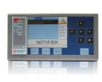 NOTIFIER LCD-8200 Box repeater terminal with 7" Touch color LCD display