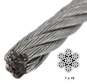 SOMMER 25013 Cavo acciaio 7x19 d=4.0 mm