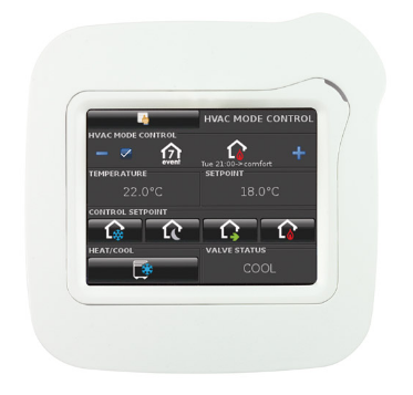 EELECTRON VS00E10KNX 3.5 TOUCH PANEL KNX EELECTA - BIANCO CERAMICA