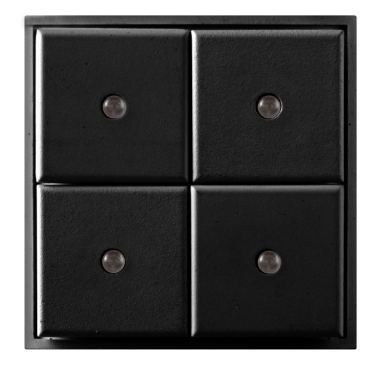 EELECTRON WB40A30KNX 4-CHANNEL KNX MINI PUSH-BUTTON PANEL WITH BLACK LED