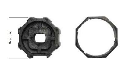 SOMMER 5900V000 Kit di adattamento per albero ottagonale da 50