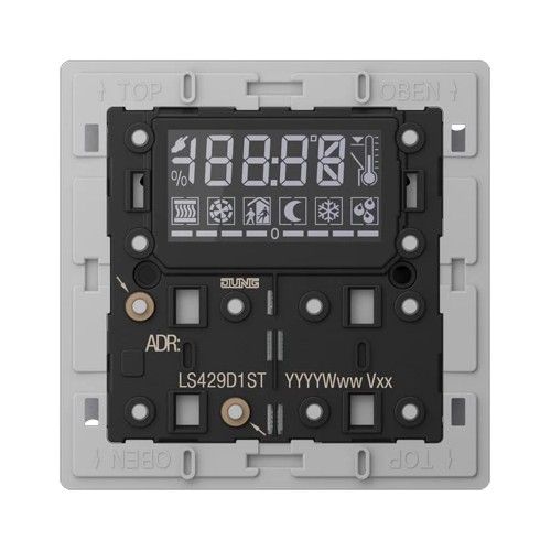 JUNG LS429D1ST Controller ambientale KNX compatto, con display e