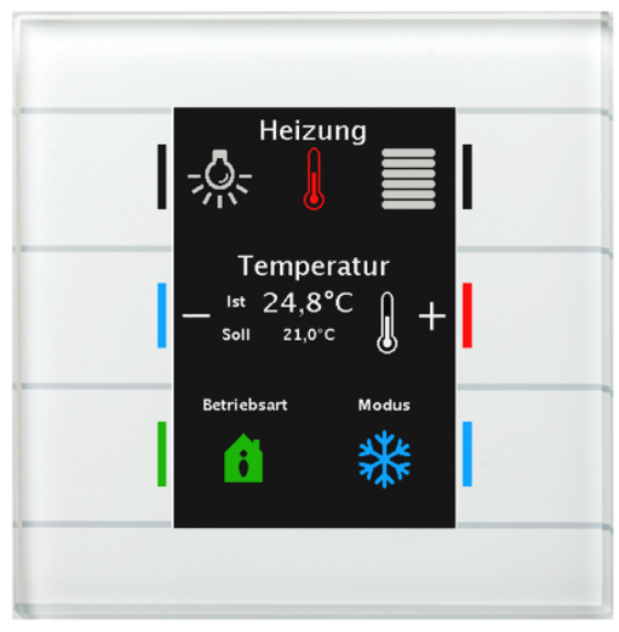 MDT BE-GT20W.01 BE-GT20W.01: II Smart glass button, white