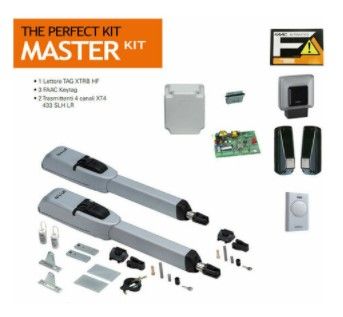 FAAC 105910 Kit Automazione Cancello Anta Battente MASTER KIT 230V PERFECT