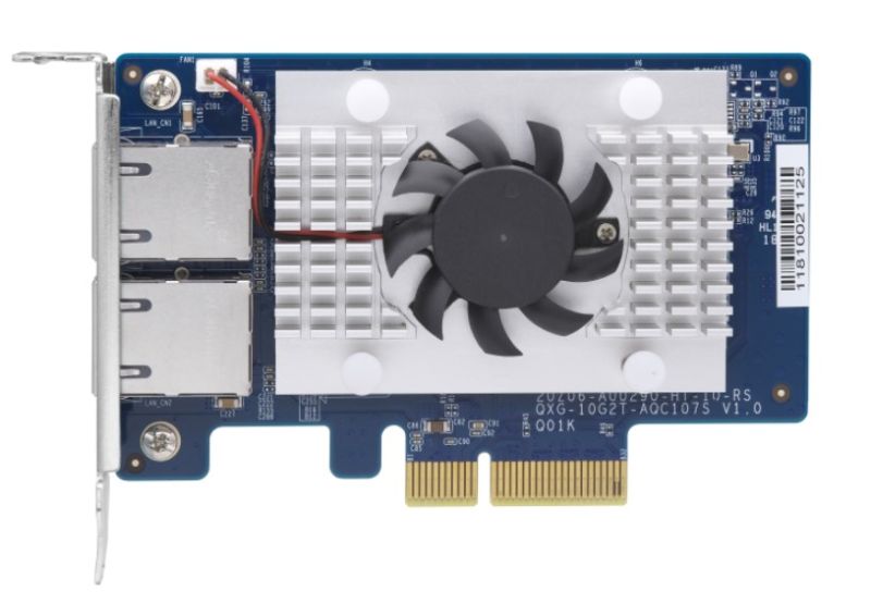 QNAP QXG-10G2T-107 DUAL-PORT 10GBE BASET
