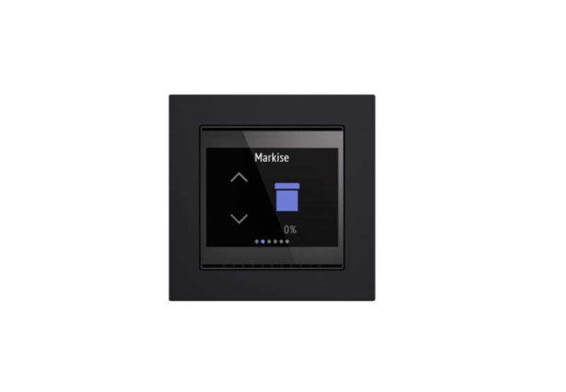 ELSNER 70813 Cala Touch KNX CH Room controller, black
