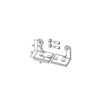 MINGARDI 2700080 Tilting bracket for pallet applications/Pi