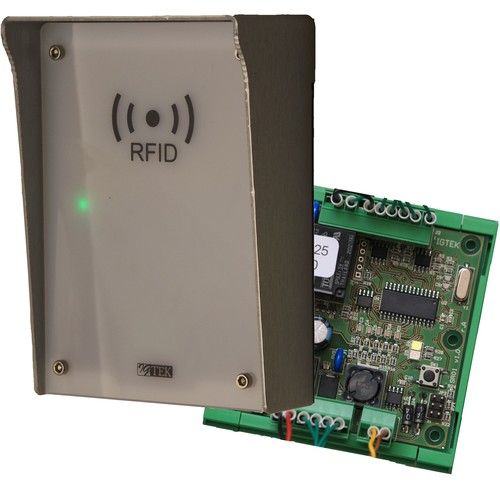 IGTEK 40004 KIT LETTORE BADGE RFID IN SCATOLA ALLUMINIO PER ES