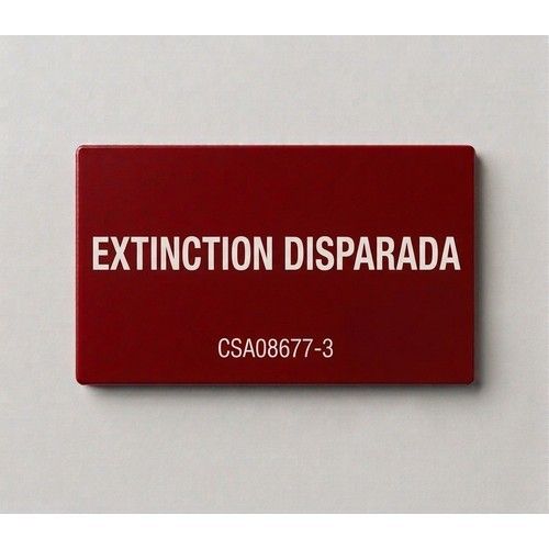 COOPER CSA INCENDIO CSA08677-3 DICITURA 5965 ES EXTINCION DISPARADA