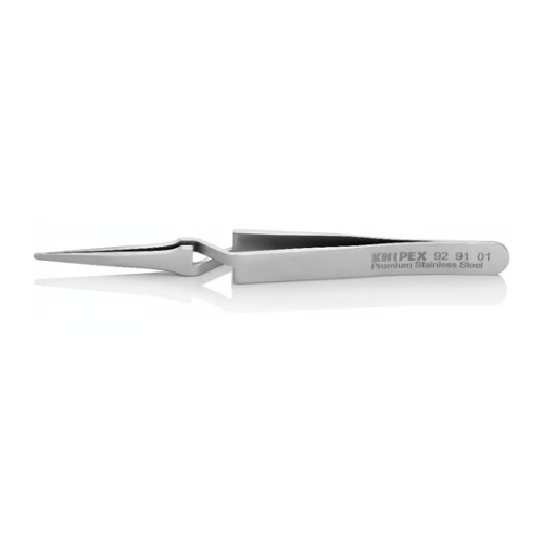 KNIPEX 92 91 01 Pinzetta punte incroc di preci acc inox