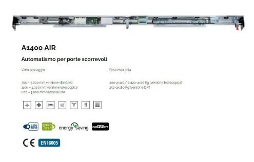 FAAC 10503701 KIT BASE 1 ANTA A1400 AIR (TA-ING-OLA)