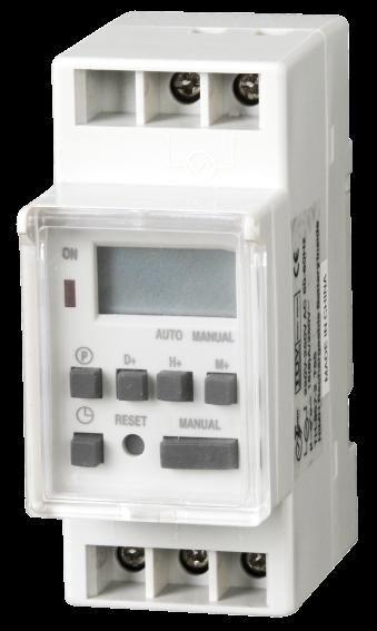 CDVI TH857 230Vac digital clock weekly programming