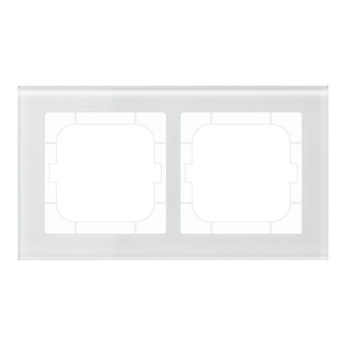 MDT BE-GTR263W.01 Corn.vetro doppia 63x63mm,bianco